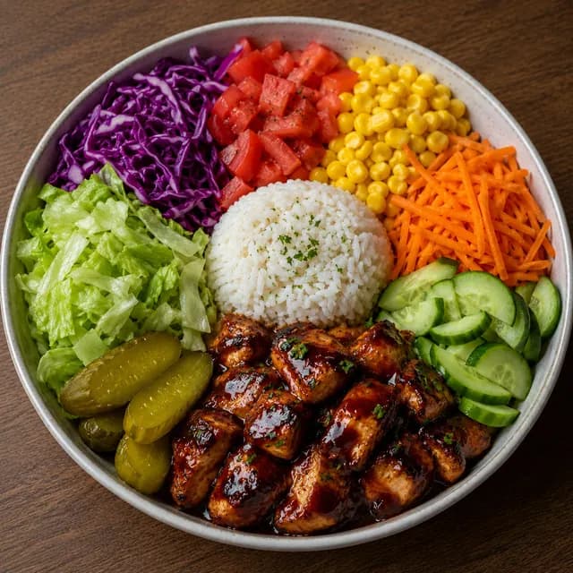 Barbekü Soslu Tavuk Bowl
