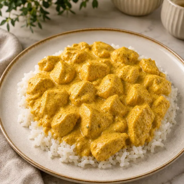 Köri Soslu Tavuklu Pilav