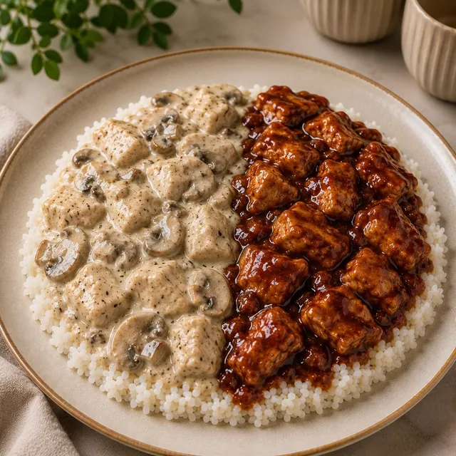 Kremantar-Barbekü Soslu Tavuklu Pilav